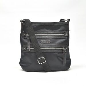 DANA BUCHMAN Kohl's Line Black Nylon & Vegan Leather Crossbody Bag